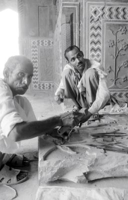 Ouvriers du Taj Mahal